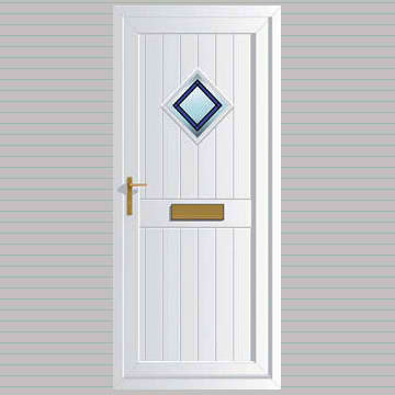 bordeaux solid style upvc front door