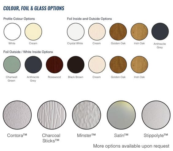 Sash Upvc Colour Glass Options