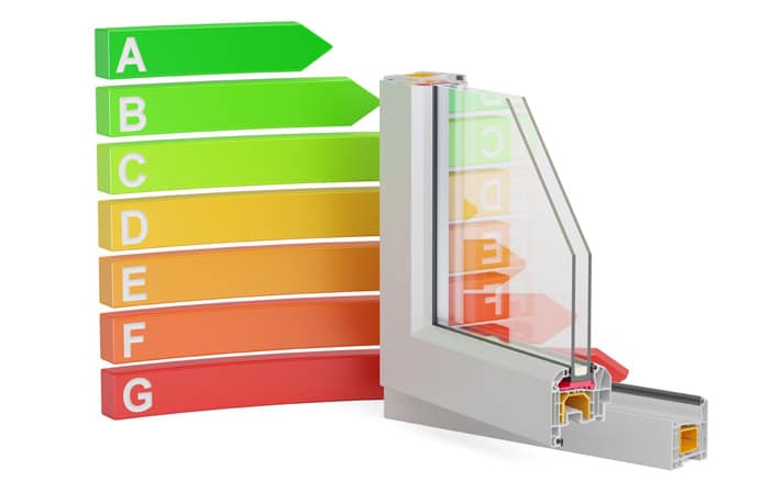 upvc sash windows A energy