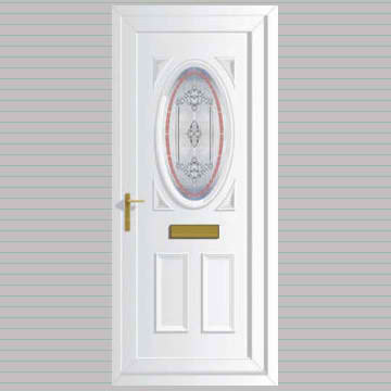 bordeaux solid style upvc front door