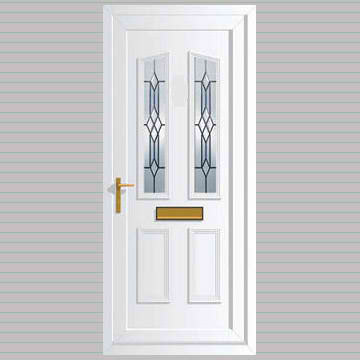 bordeaux solid style upvc front door